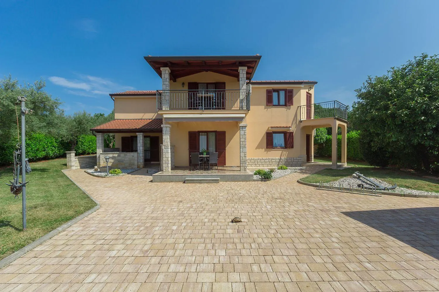 Traumhaftes Apartment Nur 250 Meter Zum Strand Mit Meerblick, Pool, Grillbereich, Privatparkplatz Porec 0*,